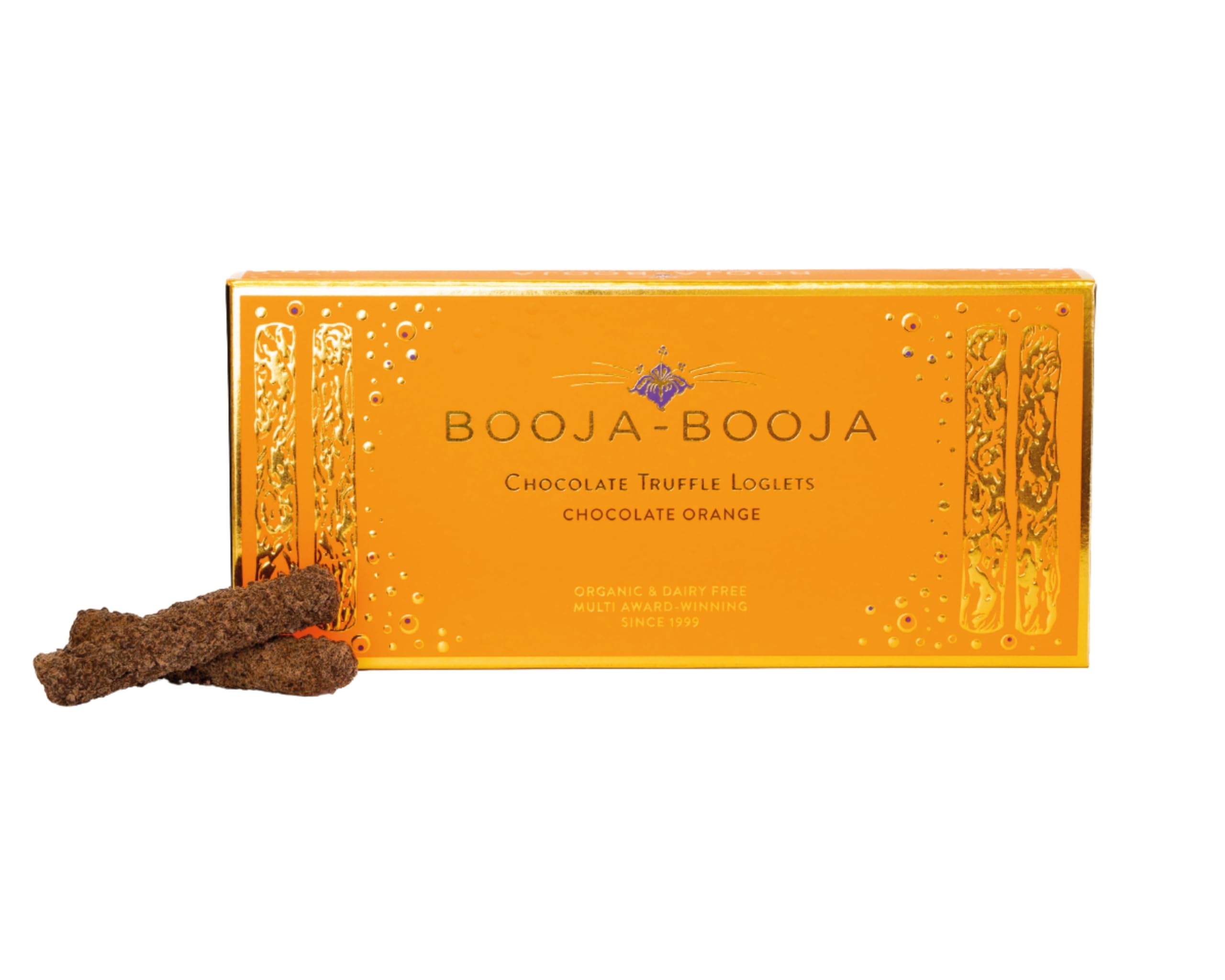 Booja Booja Chocolate Orange 10 Truffle Loglets 8 x 115g
