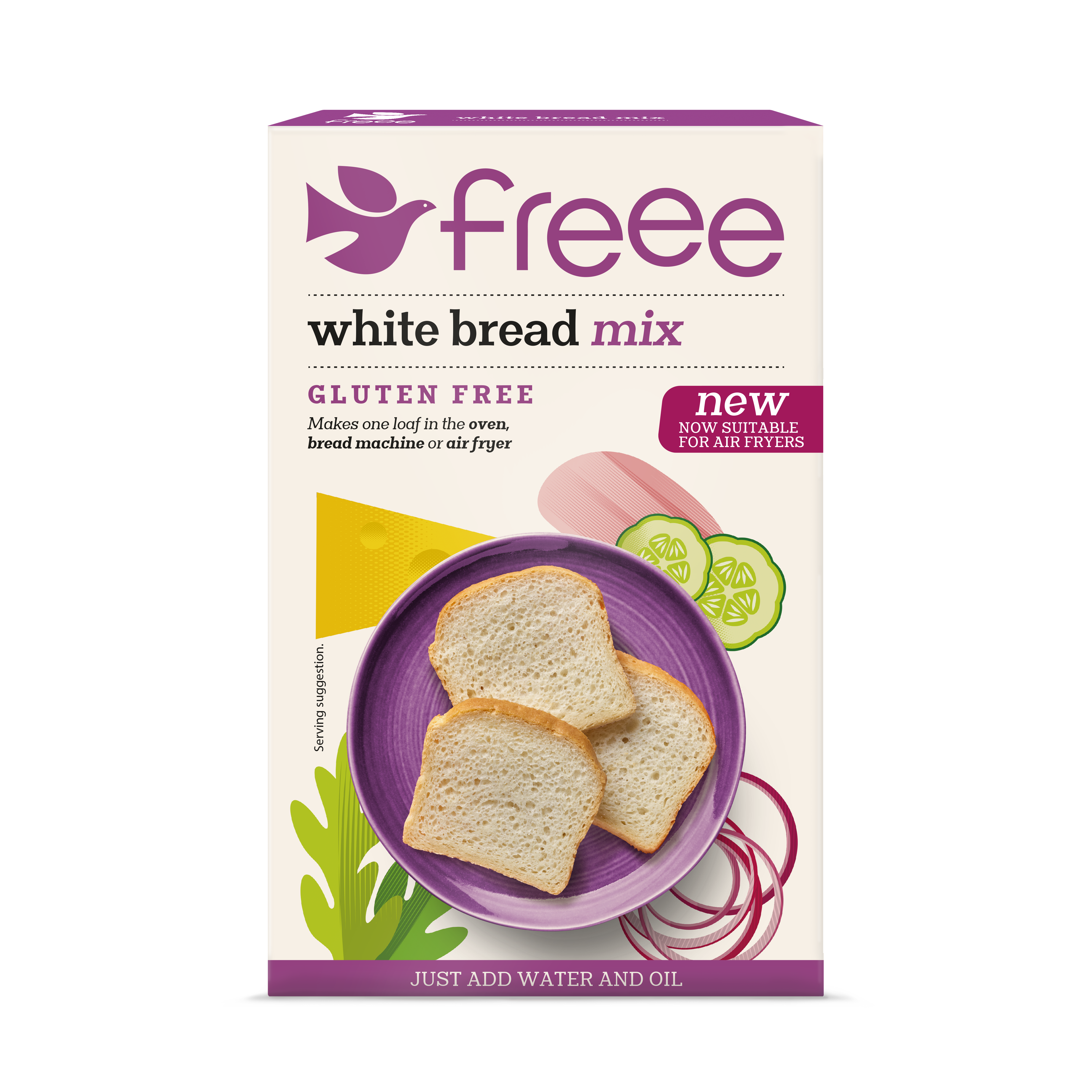 Doves Farm White Bread Mix 5 x 500g