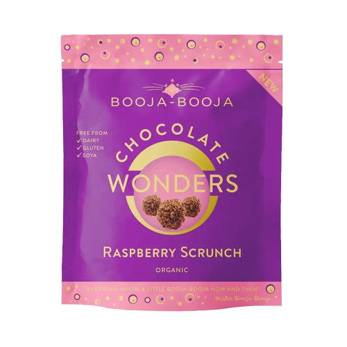 Booja Booja Raspberry Scrunch Chocolate Wonders 8 x 65g