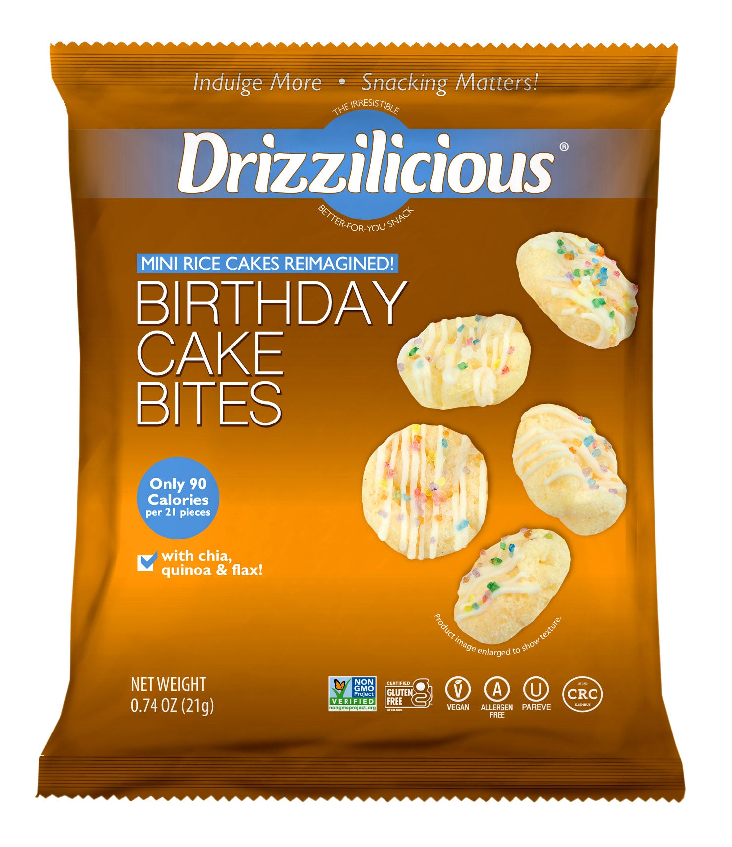 Drizzilicious  SMALL Birthday Cake 80 x 21g