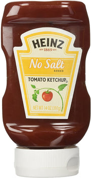Heinz No Salt Ketchup 6 x 397g