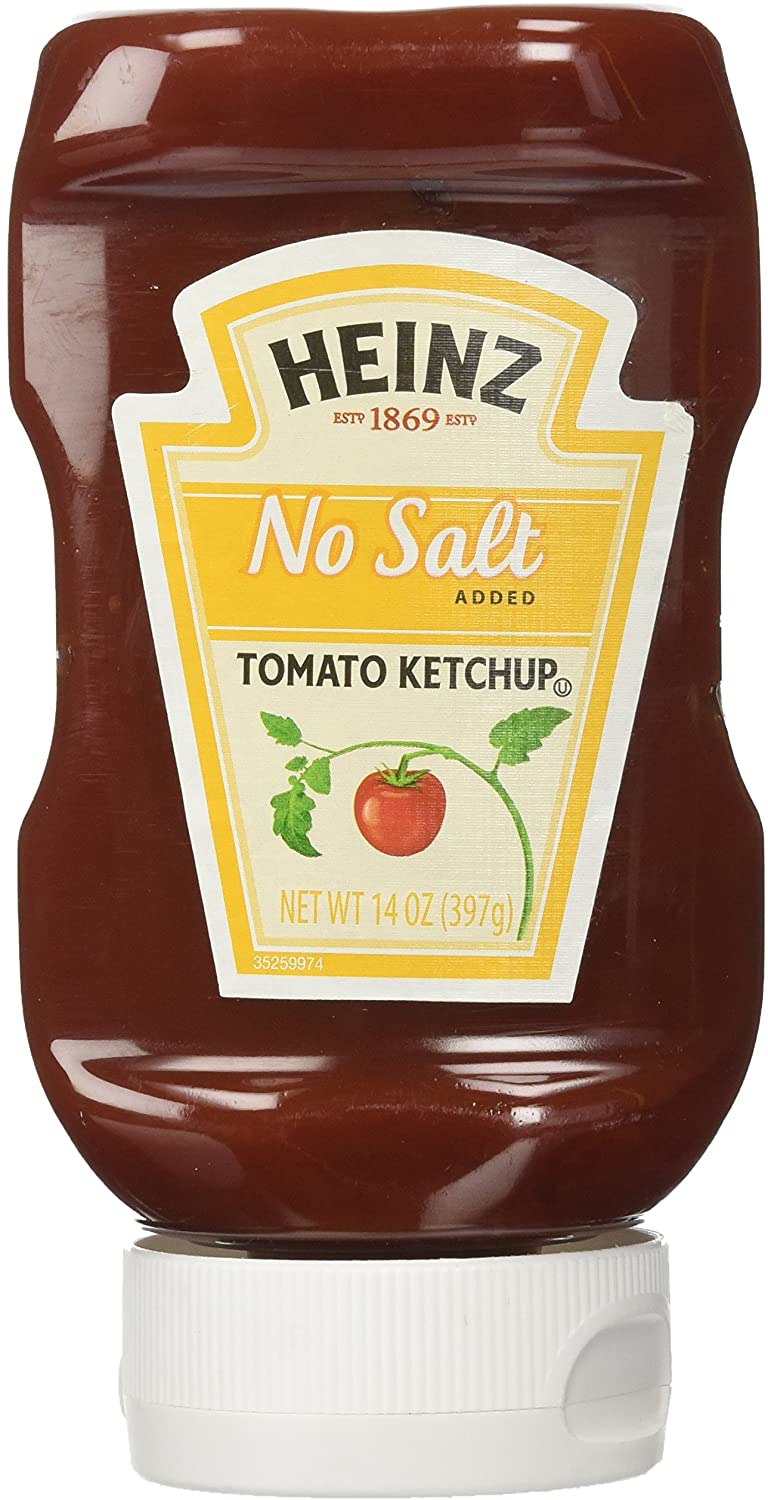 Heinz No Salt Ketchup 6 x 397g