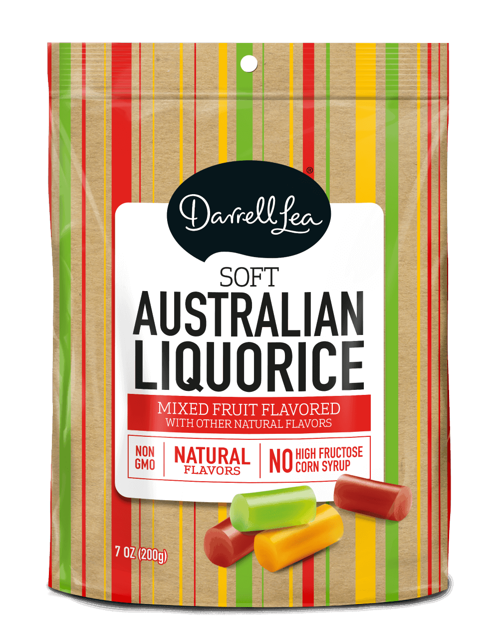 Darrell Lea Mixed Liquorice 8 x 200g