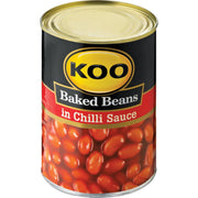 Koo Canned Baked Beans in Chilli Sauce 12 x 420g