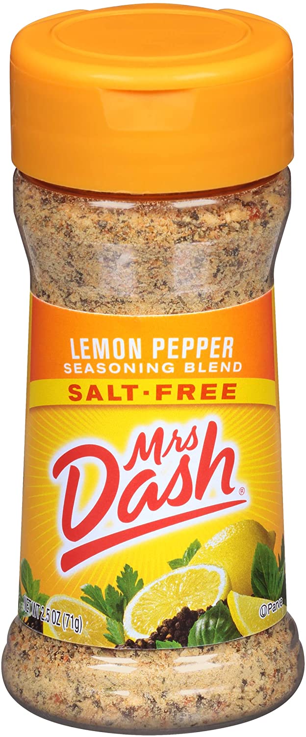 Mrs Dash Lemon Pepper Seasoning Blend 8 x 71g (2.5oz)
