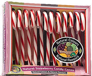 The Natural Candy Shop Strawberry Candy Canes 12 x 170g