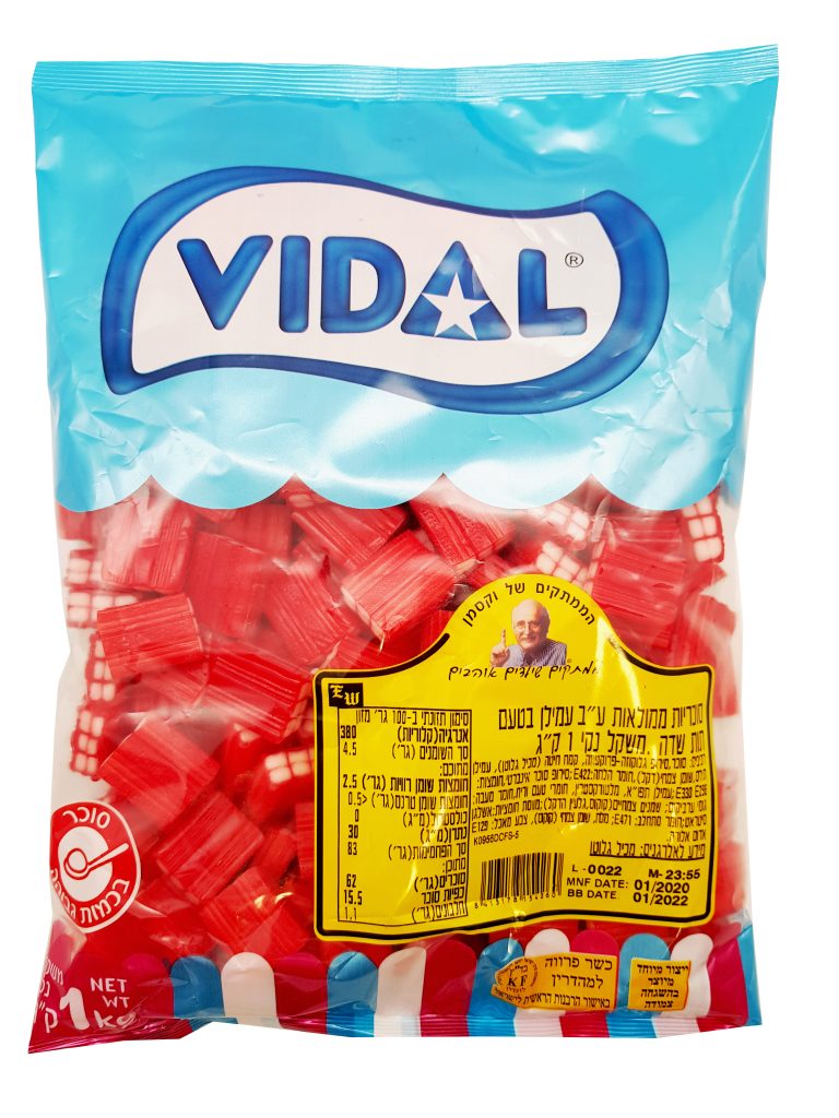 Vidal Strawberry Bricks  12 x 1kg