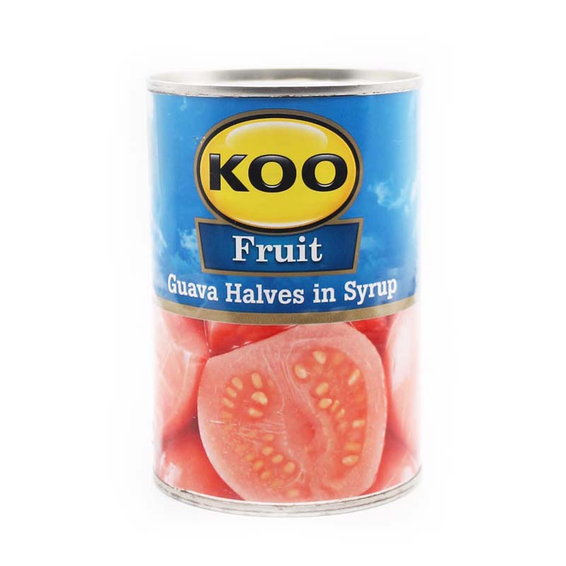 Koo Canned Fruit Guava Halves in Syrup 12 x 410g