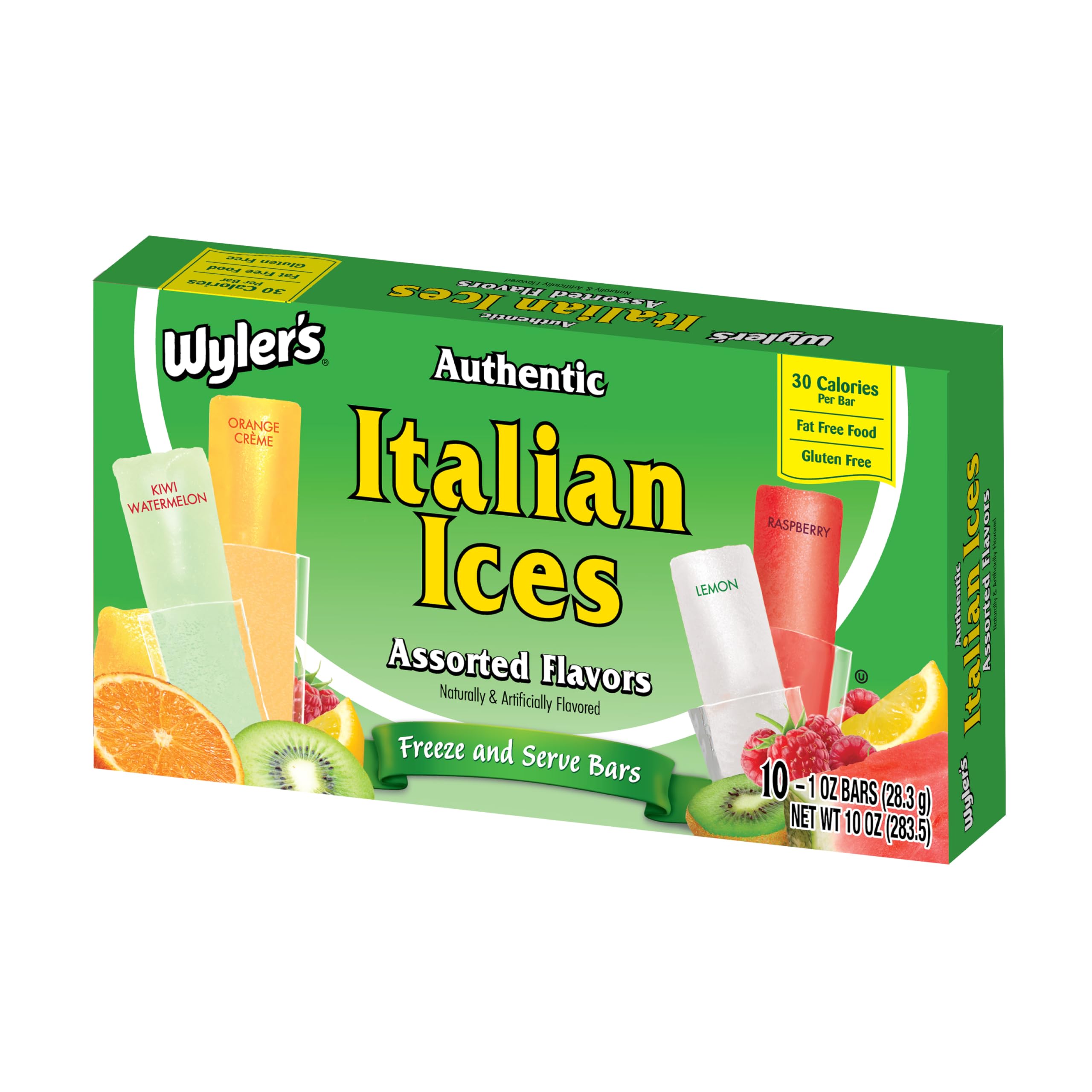 Wylers Italian Ices Assorted SMALL 12 x 10 x 28.3g (1oz)