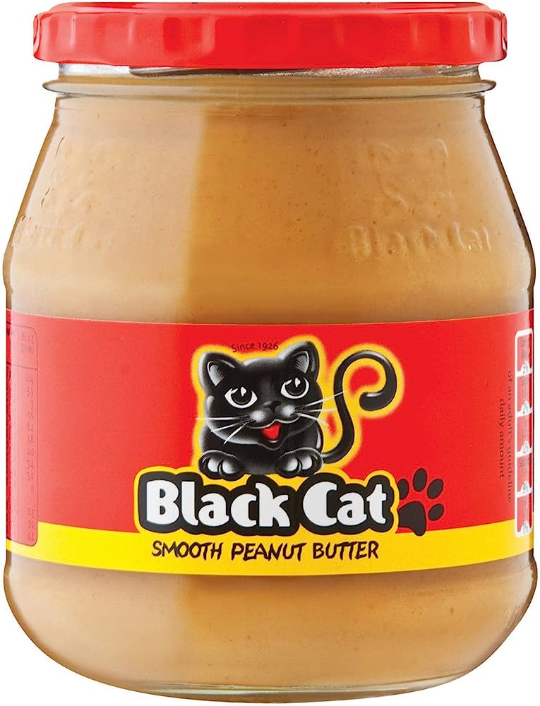 Black Cat Smooth Peanut Butter 6 x 400g