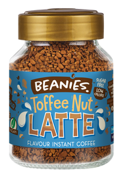 Beanies Toffee Nut Latte Flavoured Coffee NK 6 x 50g