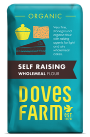 Doves Farm Organic Self Raising Wholemeal Flour 5 x 1kg