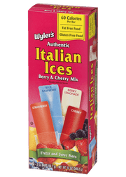 Wylers Italian Ice Berry and Cherry Mix 12 x 6 x 56.7g (2oz)