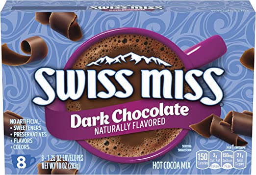 Swiss Miss Indulgent Collection Dark Chocolate Mix 12 x 283g (10oz) NK
