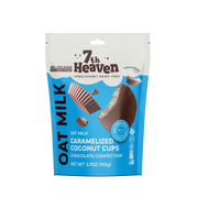 7th Heaven Caramelized Coconut Cream Cups Pouch Oat Milk Chocolate 5 Pack 6 x 105g