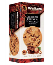 Walkers  Carton Choc Chip & Hazelnut Biscuits 12 x 150g