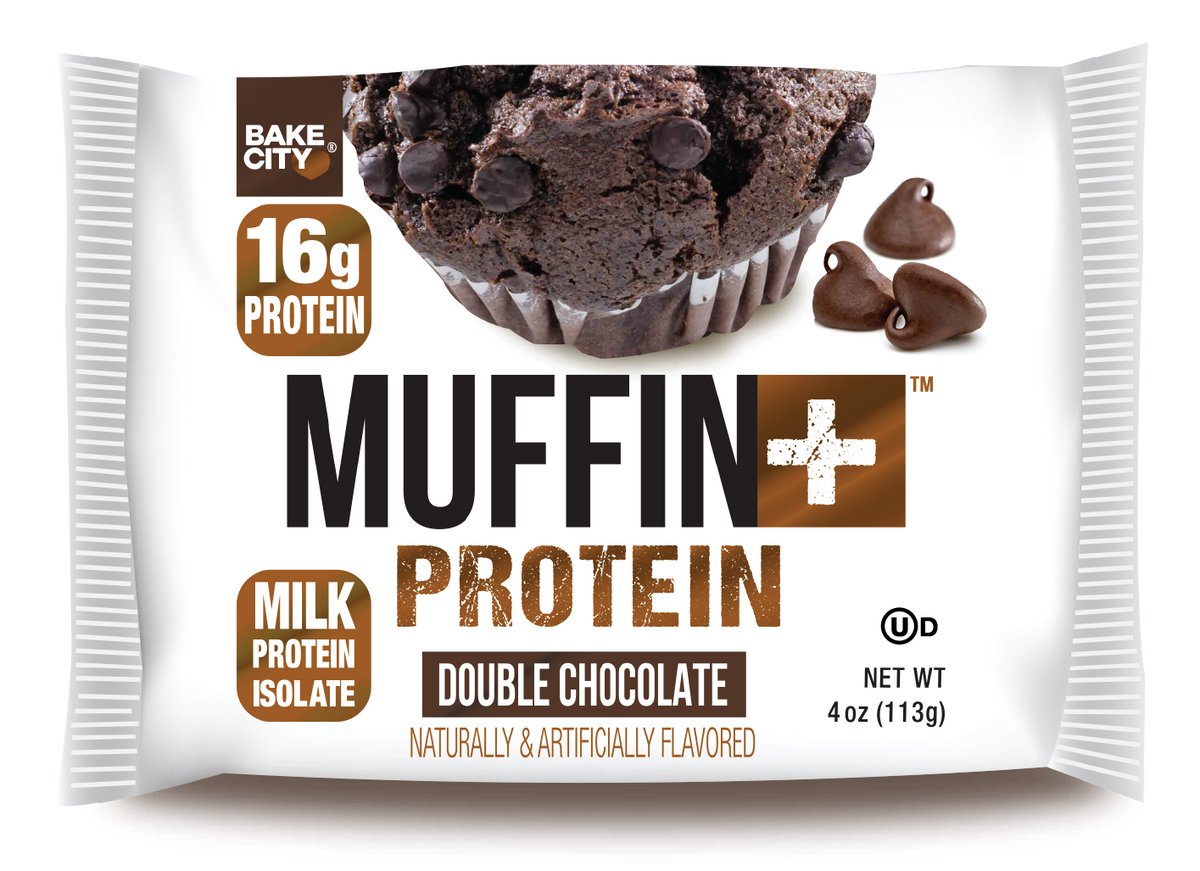 Bake City Muffin + Protein Double Chocolate  6 x 113g (4oz)