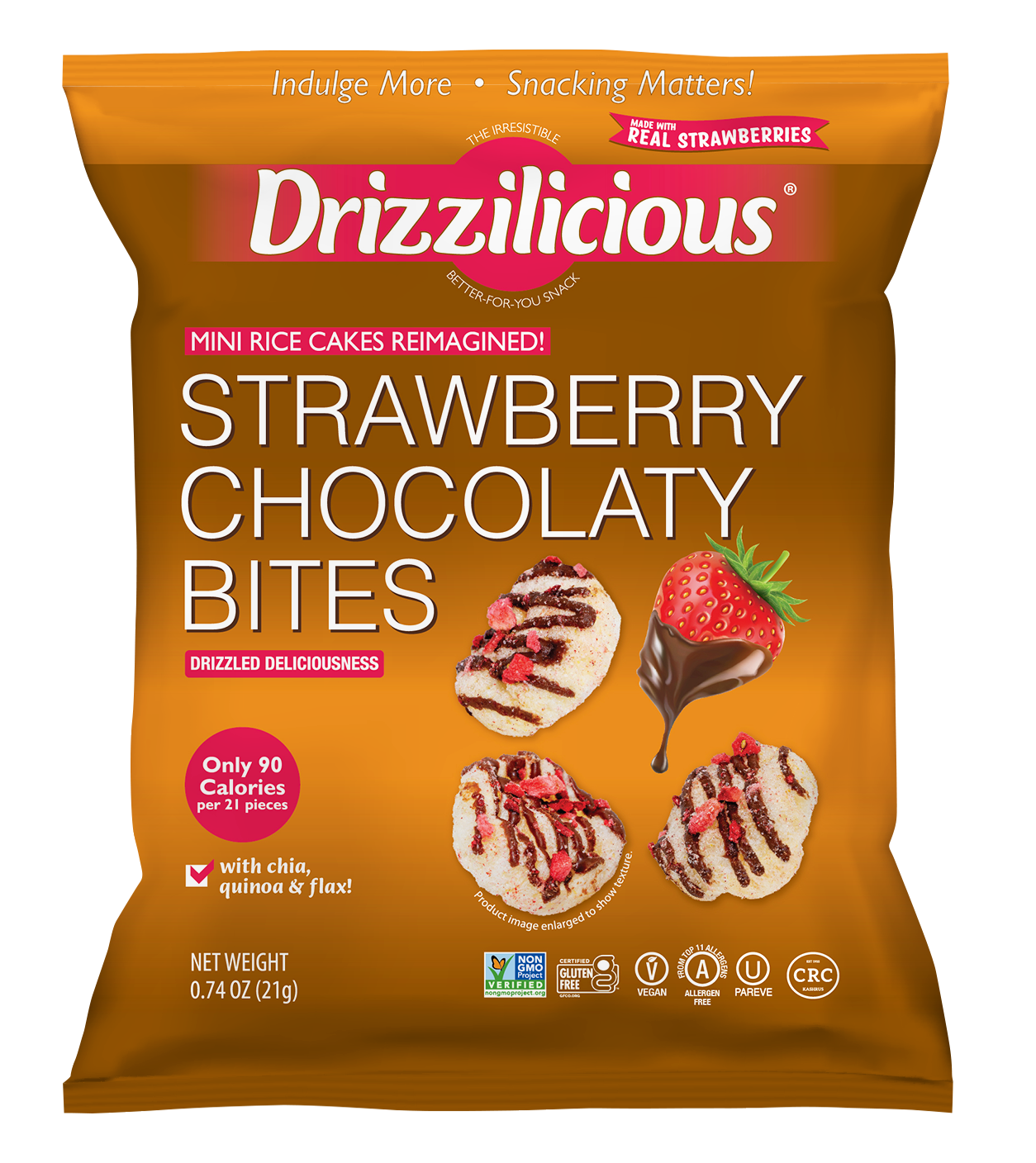 Drizzilicious Strawberry Chocolaty  80 x 21g