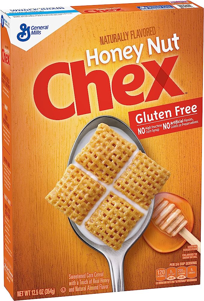 General Mills Chex Honey Nut 6 x 354g (12.5oz)