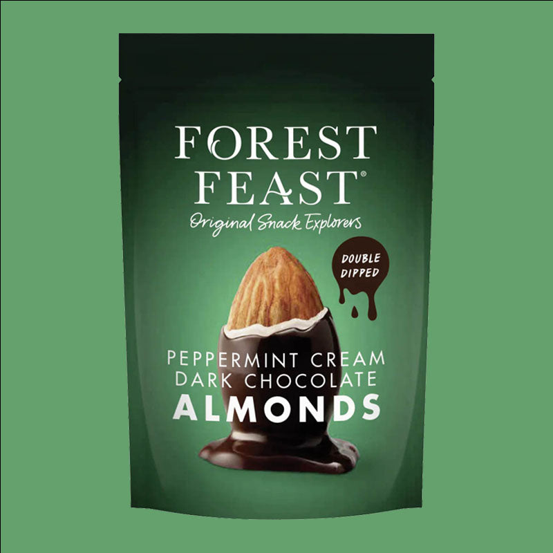 Forest Feast Peppermint Cream Dark Chocolate Almonds NK 8 x 120g