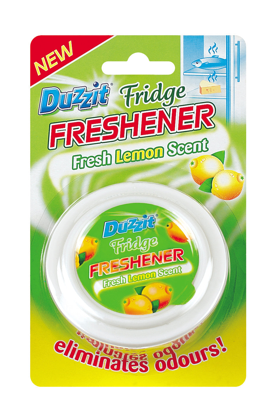 151 Duzzit Oval Fridge Fresh - Lemon 12 x 10's