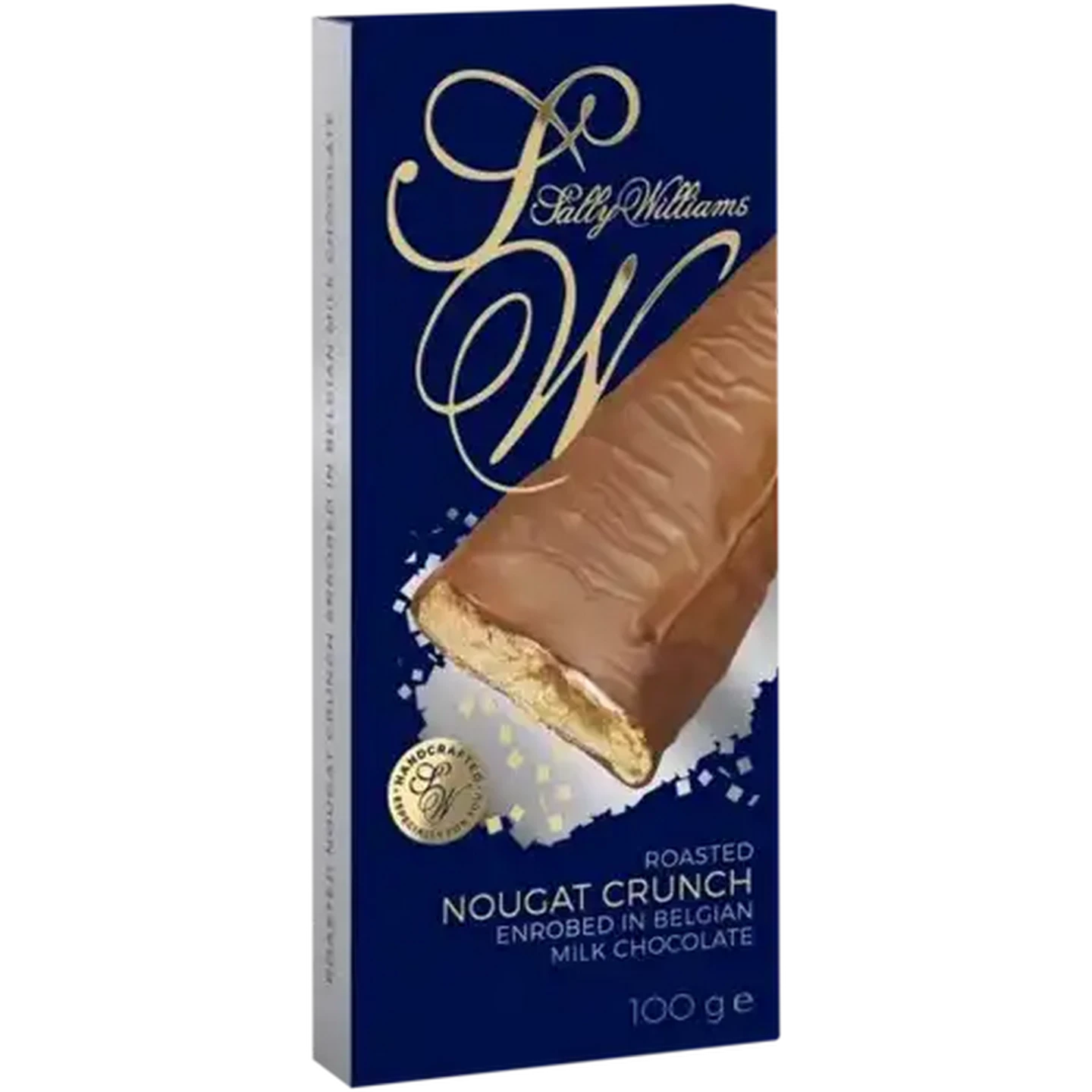 Sally Williams  Roasted Nougat Crunch Enrobed In Belgian Milk Chocolate  12 x 100g