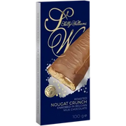 Sally Williams  Roasted Nougat Crunch Enrobed In Belgian Milk Chocolate  12 x 100g