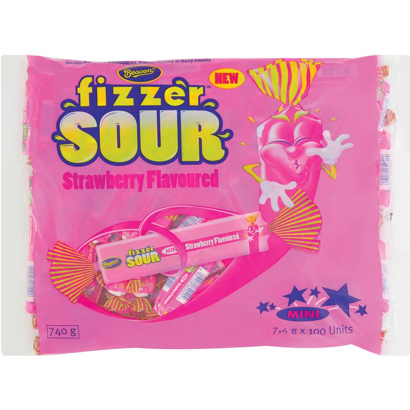 Beacon Fizzer Mini Sour Strawberry 20 x 100s